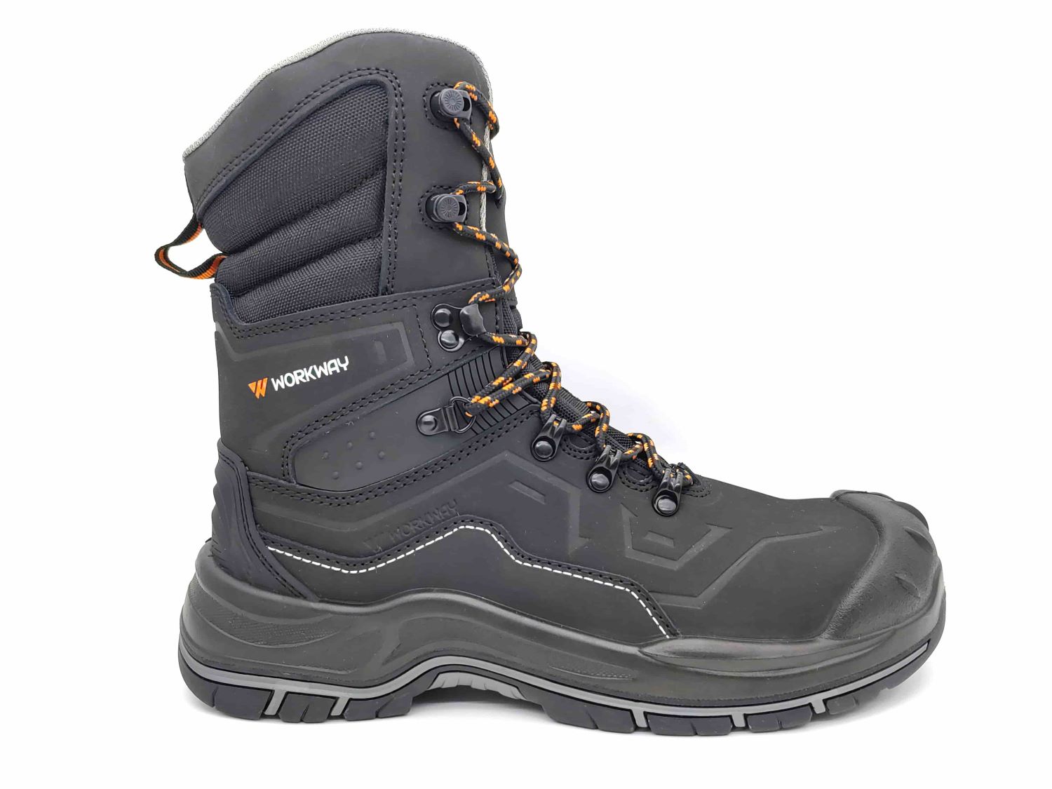 GH-WW709 Half-Knee High-Leg Rigging Safety Boot Heavy-Duty Heat & Slip Resistant (S7S) - GUANGHE Safety Footwear OEM Jinjiang