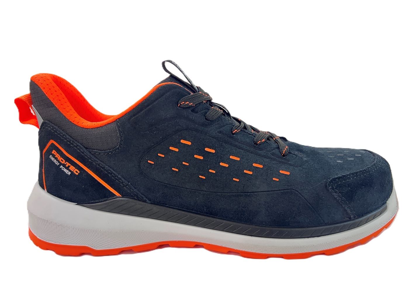 GH-TD702 Triple-Density PU Metal-Free S1PS SR FO Industrial Work Shoe - GUANGHE Safety Footwear OEM Jinjiang