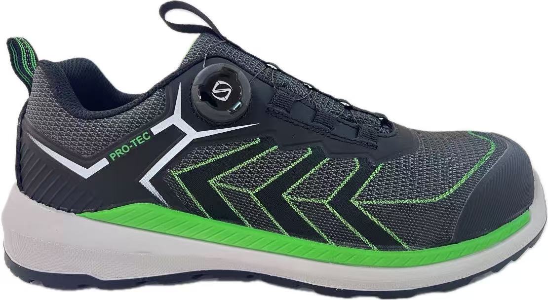 GH-TD701 Triple-Density PU/TPU Safety Shoe with Quick-Release Rotary Dial - GUANGHE Safety Footwear OEM Jinjiang